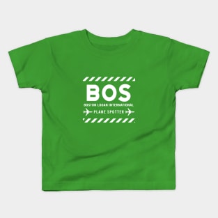 BOS Plane Spotter | Gift Kids T-Shirt